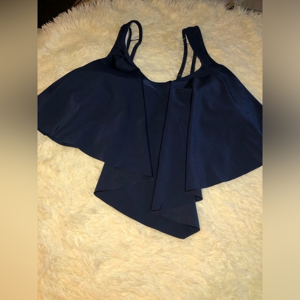 Vibrant Navy Blue Bikini with Adjustable Straps and Quick-Dry Fabric XXL - Picture 9 of 12